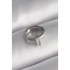 Nevamel® 316L Çelik Gümüş Renk Zirkon Taşlı Tragus Piercing 5886