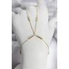 Nevamel® 316L Çelik Top Zincirli Gold Renk Kadın Şahmeran 5886