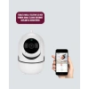 Nevamel® 360° Dönen Akıllı WiFi Kamera – Uzaktan Kontrol ve İki Yönlü Ses Özellikli