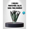 Nevamel 3D Akıllı Kesim Teknolojili Şarjlı Tıraş Seti – 3 Başlıklı Paslanmaz Çelik Bıçaklı