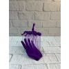 Nevamel® 3D El Formlu İnsan Figürü Mor Özgün Sanat Biblosu 12x18 cm