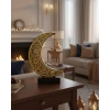 Nevamel® 3D Hilal Yıldız Dekor 23x23 cm Ramazan Özel Masa Üstü Süs