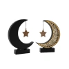 Nevamel® 3D Hilal Yıldız Dekor 23x23 cm Ramazan Özel Masa Üstü Süs