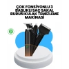 Nevamel 3’ü 1 Arada Erkek Bakım Makinesi – Paslanmaz Çelik Başlıklı Şarjlı Tıraş Seti