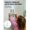 Nevamel® 4 Adet Dolap Emniyet Kilidi Çocuk Güvenliği İçin Güçlü ve Dayanıklı Set Yeni Nesil