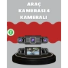 Nevamel® 4 Kameralı Araç Kayıt Cihazı Full HD Park İzleme Gece Görüş