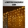 Nevamel® 4 Metre Şelale Led Işık Perdesi Dekoratif