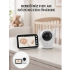 Nevamel® 4.5 İnç Ekranlı Gece Görüşlü Bebek Kamerası ve Monitörü Yeni Nesil