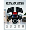 Nevamel® 4G SIM Kartlı Uzaktan İzlemeli Akıllı Güvenlik Kamerası Çift Yönlü Ses