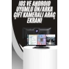 Nevamel® 4K 10.2 İnç Çift Kameralı Araç Multimedya Ekranı CarPlay Kablosuz Tüm Cihazlara Uyumlu