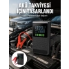 Nevamel® 4’ü 1 Arada Jump Starter Hava Kompresörü Powerbank ve LED Fener Yeni Nesil