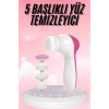 Nevamel 5 Başlıklı Titreşimli Cilt Temizleme Seti Canlandırıcı ve Onarıcı