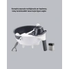 Nevamel® 5 Fonksiyonlu Döner Rende Süzgeçli Çok Amaçlı Sebze Doğrayıcı Kaymaz Tabanlı