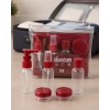 Nevamel® 5 Parça Seyahat Kozmetik Şişe Seti Taşınabilir Sızdırmaz Bakım Kabı