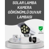 Nevamel 77 LEDli Güneş Enerjili Güvenlik Lambası ve Kukla Kamera – Hareket Sensörlü 2400mAh Pilli