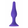 Nevamel® A-Toys Anal Plug, Silikon, Mor, 12,5 Cm