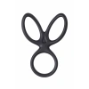 Nevamel® A-Toys Kraken Üçlü Penis Halkası, Silikon, Siyah, 10 Cm