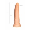 Nevamel® A-Toys Krip Realistik Dildo, Tpe, Ten, 18 Cm