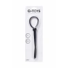 Nevamel® A-Toys Nin Tek Boncuklu Penisine Kement, Silikon, Siyah, 19,5 Cm