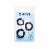Nevamel® A-Toys Penis Halka Seti, Tpe, Siyah, Ø 3,5/3/2 Cm