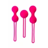 Nevamel® A-Toys Redvil Vajinal Top Seti, Silikon, Pembe, 16,5 Cm