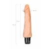 Nevamel® A-Toys Tond Realistik Vibratör, Tpe,Ten, 20,5 Cm