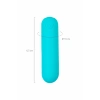 Nevamel® A-Toys Vibratör Mermisi Tnim, Silikon, Mavi, 6,5 Cm
