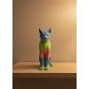 Nevamel® Açık Rainbow Kedi Biblo Modern Salon ve Raf Dekoru