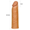 Nevamel® Add 1&Quot; Pleasure X Tender Penis Sleeve Brown