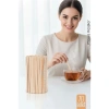 Nevamel® Ahşap Karıştırıcı Kaşık – 70li Paket | Çay Kahve ve Servis İçin Hijyenik ve Pratik!