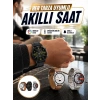 Nevamel® Akıllı Saat 5.0 Bluetooth Bağlantılı Sağlık ve Uyku Takibi Sosyal Medya Girişli Yeni Nesil