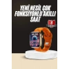 Nevamel Akıllı Saat Android ve İOS Uyumlu Plastik Kordon Yeni Nesil