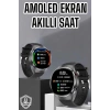 Nevamel Akıllı Saat Bluetooth Bağlantılı Amoled Ekran Uyku ve Sağlık Takibi