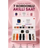 Nevamel® Akıllı Saat Bluetooth Kulaklık Hediyeli Bildirim Görme Sesli Görüşme Çoklu Kordon