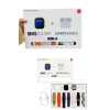 Nevamel® Akıllı Saat Bluetooth Kulaklık Hediyeli Bildirim Görme Sesli Görüşme Çoklu Kordon