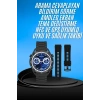 Nevamel Akıllı Saat Çelik Kordonlu Amoled Ekran Android ve İOS Uyumlu Çağrı Cevaplayabilen
