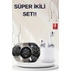 Nevamel Akıllı Saat ve Kulaklık Seti Dokunmatik Ekran 5.0 Bluetooth Bağlantılı Sesli Görüşme