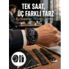 Nevamel® Akıllı Saat Yeni Nesil Üç Kordonlu Nabız Ölçer Çağrı Cevaplama Yeni Nesil