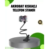 Nevamel® Akrobat Masaüstü Mandallı Telefon Tutucu 360 Derece Dönebilen