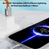 Nevamel ALLY 180° Dönebilen USB To iPhone Lightning 6A Hızlı Şarj Kablosu 1 Metre-(5775)