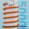 Nevamel ALLY 180° Dönebilen USB To iPhone Lightning 6A Hızlı Şarj Kablosu 1 Metre-(5775)