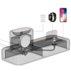 Nevamel Ally 3in1 Charging Base İPhone+ İwatch+ İPods Silikon Şarj Standı-(5775)