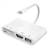 Nevamel Ally 5in1 Lightning HDMI Dijital Av Adaptör+ Otg USB Hub Kamera TF SD Okuyucu-(5775)