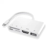 Nevamel Ally 5in1 Lightning HDMI Dijital Av Adaptör+ Otg USB Hub Kamera TF SD Okuyucu-(5775)