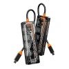 Nevamel ALLY 5in1 Type-c To USB3.0 + USB2.0 *2 + Type-c PD 100W + HDMI Çoğaltıcı Transparan Hub-(5775)