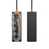 Nevamel ALLY 5in1 Type-c To USB3.0 + USB2.0 *2 + Type-c PD 100W + HDMI Çoğaltıcı Transparan Hub-(5775)
