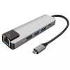 Nevamel ALLY 5İN1  USB 3.1 Type C To HDMI 2xusb 3.0 RJ45 Ethernet Dönüştürücü Adaptör-(5775)