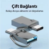 Nevamel ALLY 64GB Type-c Usb Otg Flash Bellek - USB 2.0 100MB/S Flash Disk-(5775)