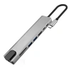 Nevamel Ally 8 Port Usb 8in1 3.0 Type-C Hdmi 3XUSB+2 PD) RJ45 Hub Adaptör Çoklayıcı TF SD Kart-(5775)