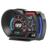 Nevamel® Ally A520 OBD2 + GPS Head Up Display HUD Dijital Hız Göstergesi RPM & Sıcaklık & Basınç Takip Hız Alarmı-(5775)